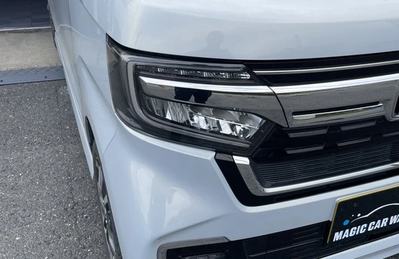 ホンダNBOXバックドアの凹み修理 | 伊勢崎市の洗車コーティング・デントリペア専門店