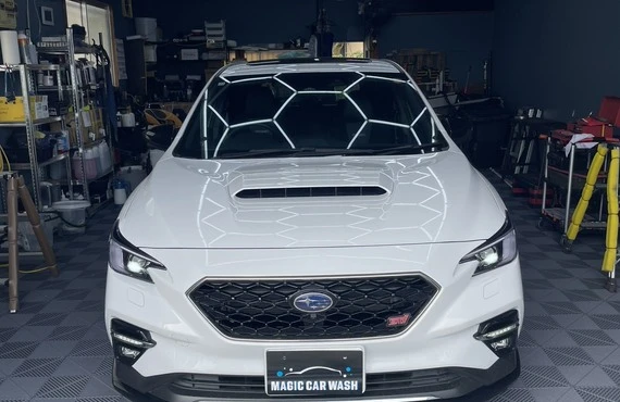 SUBARUレヴォーグ ドアの凹み修理 | 伊勢崎市の洗車コーティング・デントリペア専門店